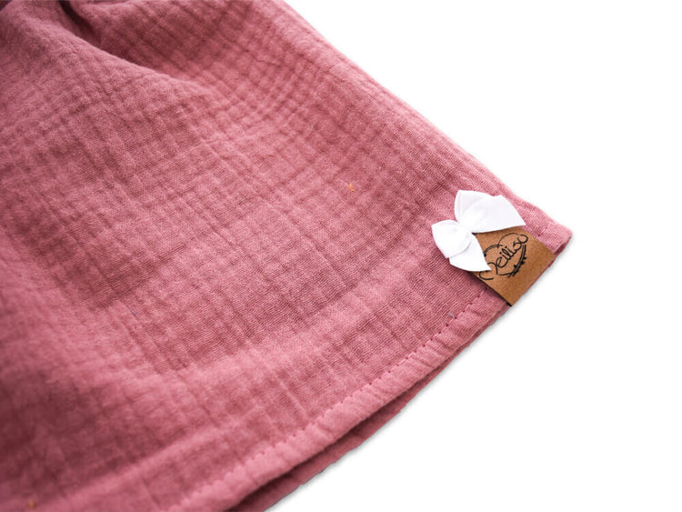 Paperbag Shorts | Musselin | altrosa