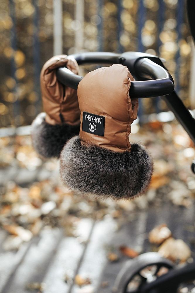 Handschuhe für Kinderwagen / Handwärmer - Woodland | Makaszka