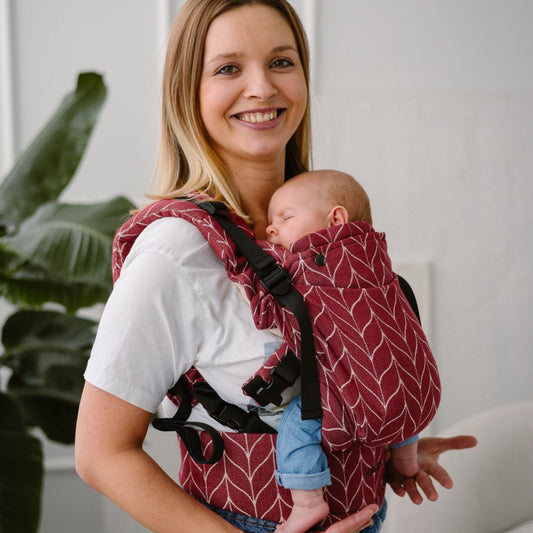 KAVKA Multi-Age | BURGUNDY BRAID - VERKÜRZTE TRÄGER