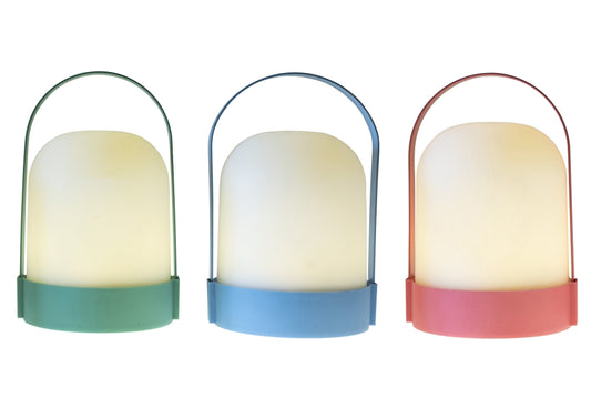 LED-Lampe-Metall-3er-Set