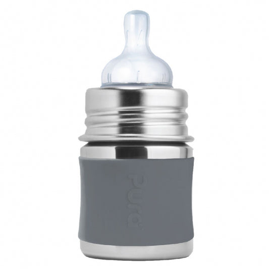 150 ml Babyflasche mit Sauger grau