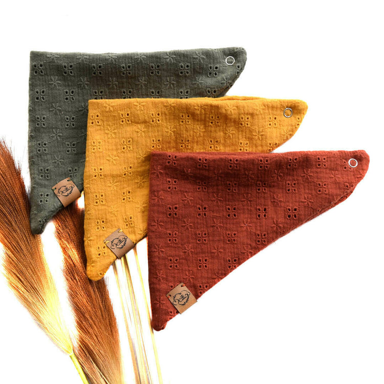 Set | Musselin Lochstick | Halstuch | Jungs