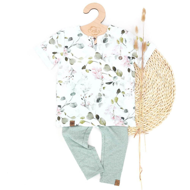 T-Shirt | Musselin | Eukalyptusblüte