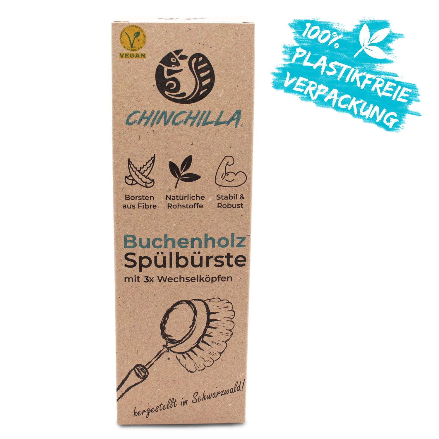 nachhaltige spülbürste, holzspülbürste, naturborsten, holzbürste plastikfreie küchenbürste, topfbürste naturfasern fibre