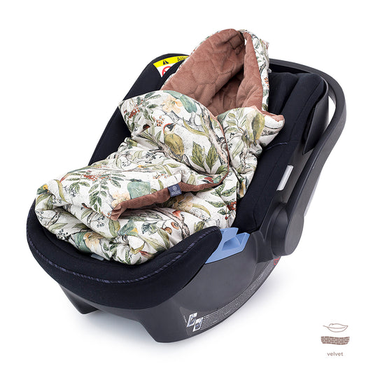Decke für Babyschale Makaszka Ornithology