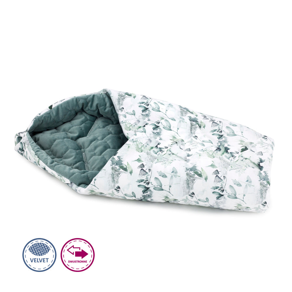 Decke für Babyschale Makaszka Sage Green