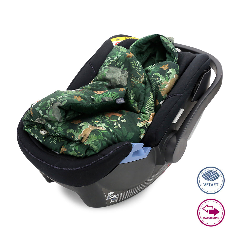 Decke für Babyschale Makaszka Woodland