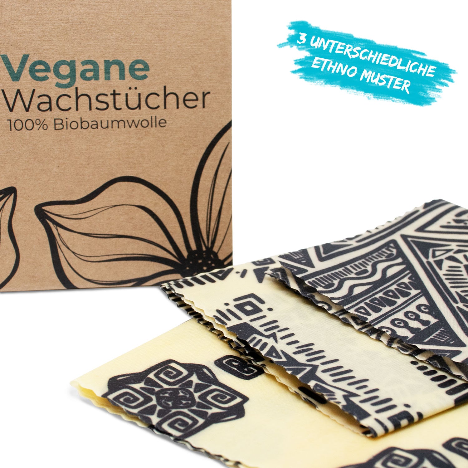 Wachstücher, Bio Baumwolle, Aufbewahrung, Bienenwachs