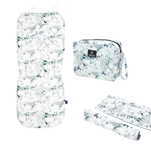 3er Set für Kinderwagen von Makaszka | Sage Green