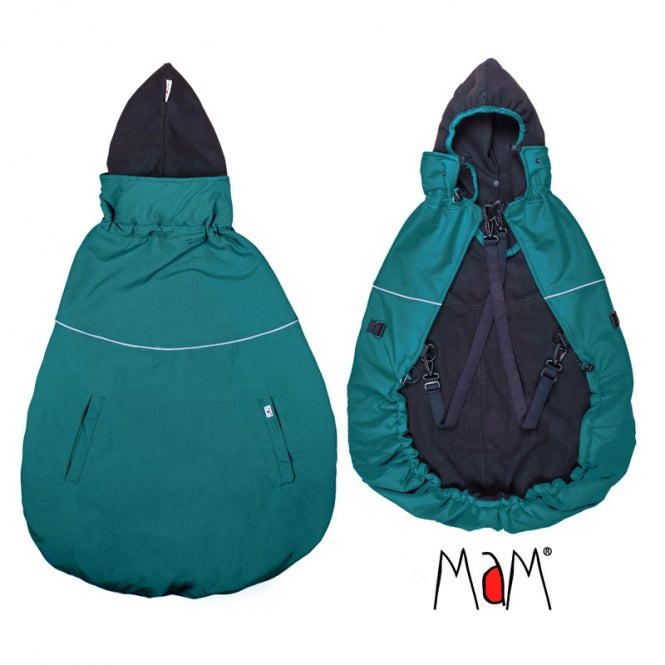 tragecover deluxe flex mam meeresblau/schwarz