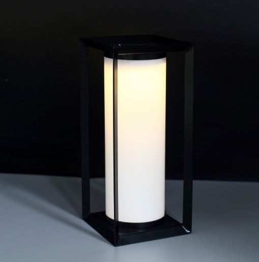 Solarlampe, Solarleuchte, Laterne Metall, Outdoor Lampe mit Solar