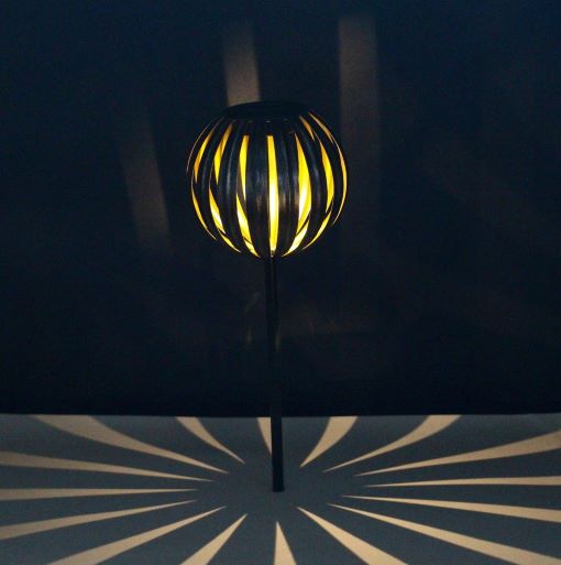 Solarleuchte, Solarlampe, Outdoor Beleuchtung, Metall Lampe outdoor