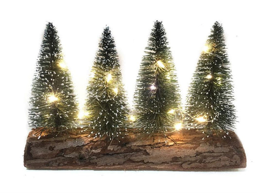 Tannenbäume für Indoor auf Holzsockel
