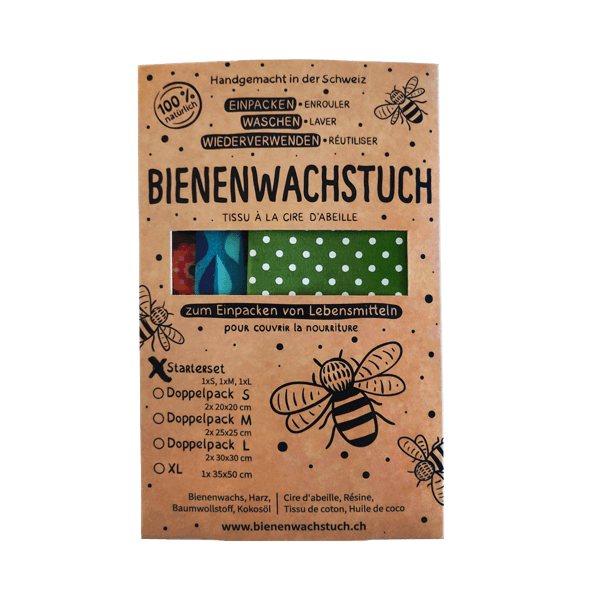 Bienenwachstuch 3er Set