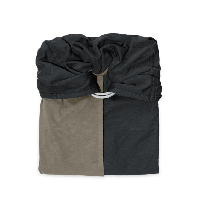 Elastischer Ring Sling Tragetuch von Love Radius Anthrazite Oliv