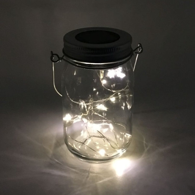 LED Solar Windlichtglas