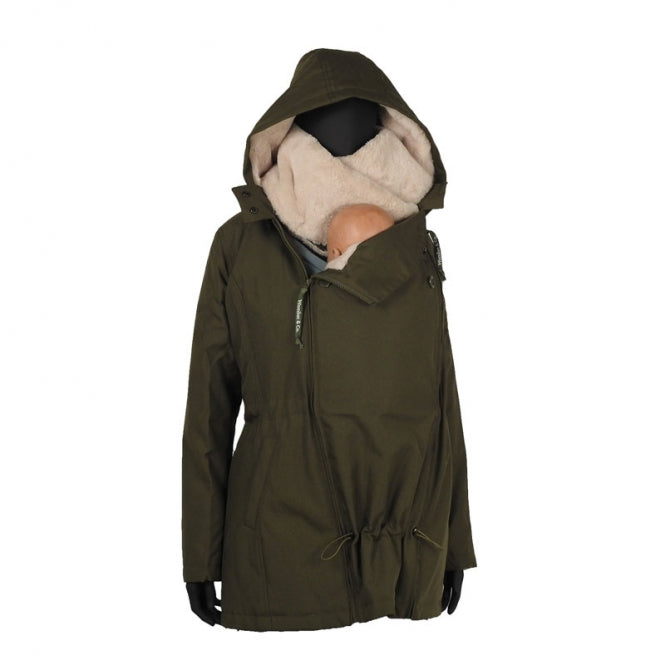 natürlich atmungsaktiv  wind- und wasserresisten wombat green beige